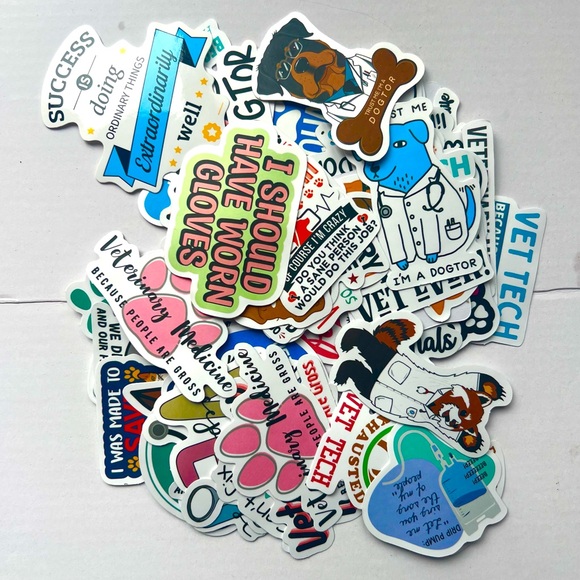 Veterinary Themed Stickers - Picture 1 of 1